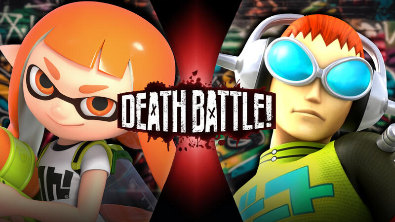 Beat VS Inkling (Splatoon VS Jet Set Radio)