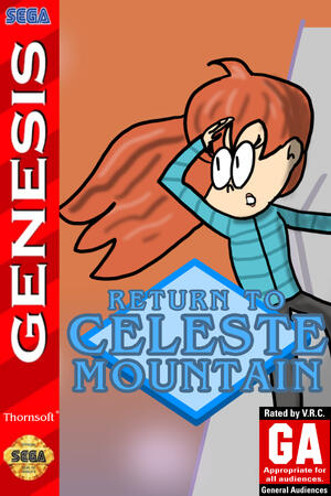 Return to Celeste Mountain - SEGA Genesis ("What If" Video Game Box Art)
